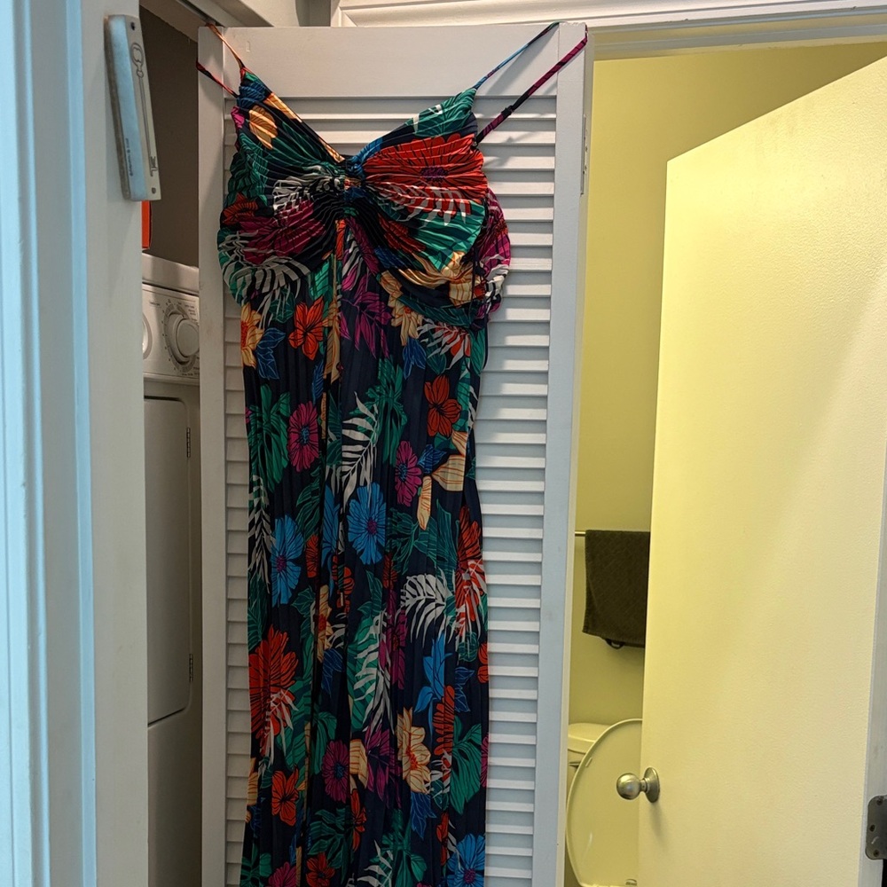 Colorful Floral Maxi Dress